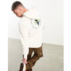 Herren - Natur Pullover Napapijri Neny Hoodie - Blanc