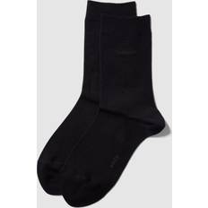 Esprit Kläder Esprit Socken mit Label-Stitching im 2er-Pack in Schwarz, Größe 39/42 39/42