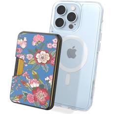 Mobile Phone Accessories Smartish Wallet for MagSafe iPhones Side Hustle Slim Detachable Magnetic Card Holder for Apple iPhone 14/13/12 Models Flirty Floral