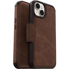 Wallet Cases OtterBox STRADA FOLIO SERIES for iPhone 14 & iPhone 13 ESPRESSO Brown