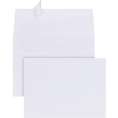 Office Depot Â Brand Photo Envelopes, 4" x 6" Clean Seal, White, Box Of 50