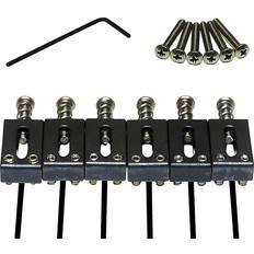 Graph Tech Prs Style Tremolo Bridge Saddle Pickups Set Of 6 Black