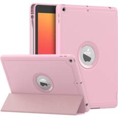 Computer Accessories MoKo Case for iPad 9th Generation 2021 iPad 8th Generation 7th Generation 2019 with Pen iPad 10.2 Case