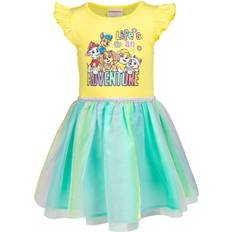 Dresses HIS Paw Patrol Chase Everest Rubble Marshall Skye Little Girls Dress Yellow 7-8