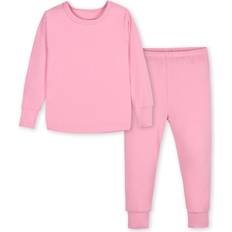 Baby Toddler Buttery Soft 2-Piece Snug Fit Pajamas Viscose - Sea Pink