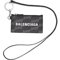 Wallets & Key Holders Balenciaga Kartenhülle Aus Kunstleder Mit Schlüsselring