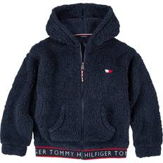 Tommy Hilfiger Hoodies Children's Clothing Tommy Hilfiger Toddler Girls Sherpa Zip Up Hoodie Navy Navy