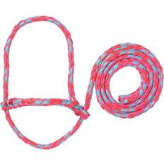 Plastic Halters & Lead Ropes Weaver Poly Rope Sheep Halter Hot Pink/Coral/Mint