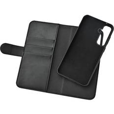 Essentials Samsung Galaxy S23 FE Fodral 2-in-1 Vegan Leather Svart