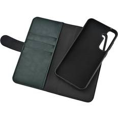 Essentials Samsung Galaxy S23 FE Fodral 2-in-1 Vegan Leather Mörkgrön