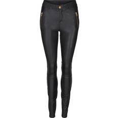 Leggings w saddle and zippockets Sort Guld-40