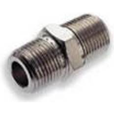 Norgren Vand & Afløb Norgren brystnippel Messing, forniklet BSPT/BSPT, Længde 23,5mm