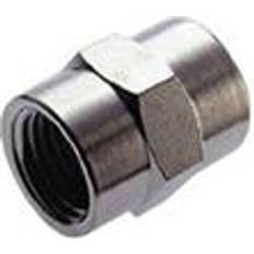 Norgren Vand & Afløb Norgren muffe Messing, forniklet BSPP/BSPP, Gevind indvendig 1/4-1/8"