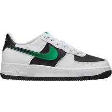 Barnesko NIKE Air Force 1 LV8 2 GS - White/Black/Malachite/Stadium Green