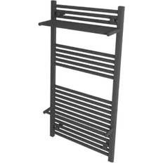 Heated Towel Rails Eastbrook Haddenham Vertical Straight Heated Anthracite