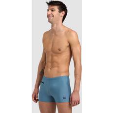 Brown - Men Swimwear Arena Zip Swim Short - Blue