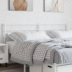 Blanc Têtes de lit vidaXL Métal Blanc 180 cm Tête de lit