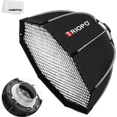 Triopo Triopo 90 cm Portable Photo Bowens Mount Octagon Umbrella Softbox Quick Installation Softbox Honeycomb Grid for Studio Strobe Outdoor Photography