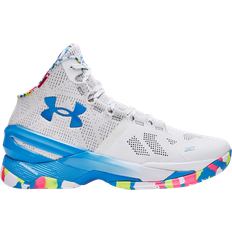 Gold - Man Basketball Shoes Under Armour Curry 2 Splash Party Low Top Shoes - Azul