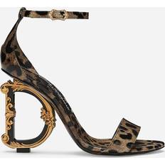 Sko Dolce & Gabbana Barokke Hælsandaler Brun