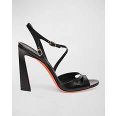 Santoni Femme Chaussons et Sandales Santoni High-heel Mona Sandal - Black