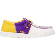 Gold - Men Slippers & Sandals Hey Dude Men's Wally Tri LSU Tigers Shoes, 13, Purple