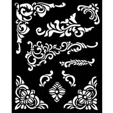 Stamperia Schablon Stamperia Corners and Embellishment 20x25 cm