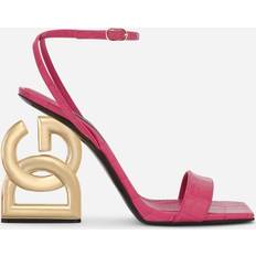 Sko Dolce & Gabbana Læder Sandaler Fuchsia