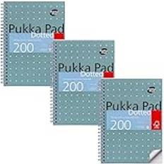 Metallic Jotta A5 Dotted Green Pack of 3