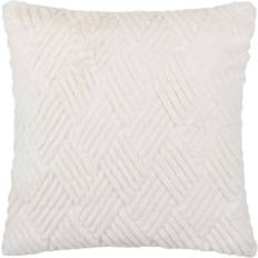 Textiles Paoletti Cut Faux Fur Cushion White