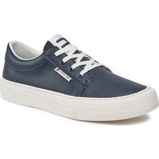 Men - Viscose Trainers Tommy Jeans Essential Derby Skater Trainers DARK NIGHT NAVY