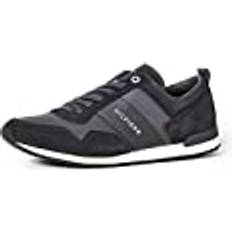 Tommy Hilfiger Blue Shoes Tommy Hilfiger Iconic Leather Suede Mix Runne - Azul/Negro