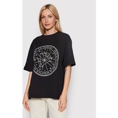 NA-KD T-Shirt Zodiac 1100-005618-8309-003 Schwarz Relaxed Fit