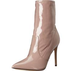 Nine West Pink Ankle Boots Nine West Womens Jody Patent Pointed Toe Booties