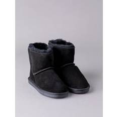 Sheepskin Boot Slippers Black