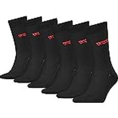 Levi's Herre Strømper Levi's Unisex CLSSC Sock, Black, 39/42 6er Pack