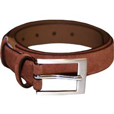 Eastern Counties Leather Womens/Ladies Suede Belt Brown