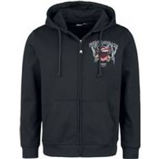 EMP EMP Stage Collection Hooded jacket with EMP vintage 80s logo Hooded zip black