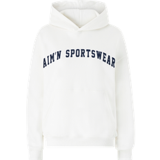 Aim'n Tröjor aim'n Huvtröja Varsity Sweat Hood Vit