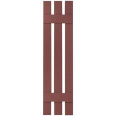 Grey Window Shutters Ekena Millwork 12 Lifetime Vinyl Standard Three Board Spaced Board and Batten Pair Burgundy Red Timber Window Shutter Height 34"