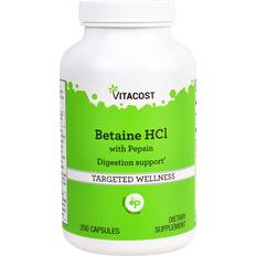 Vitacost Betaine HCl with Pepsin 250