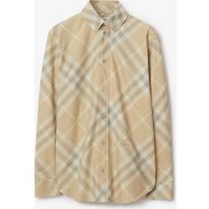 Burberry XL Shirts Burberry Check Shirt Long Sleeves Womens - Beige