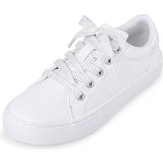 Sneakers The Children's Place The Children's Place,girls,The Children's Place Toddler Girls Sneakers,Uniform Low Top Sneakers,White,9 Toddler