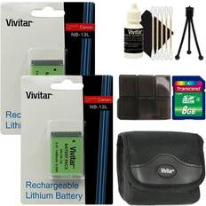 Batteries & Chargers Vivitar NB-13L Replacement Battery for Canon PowerShot G9 X Mark II