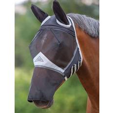 XS Skötsel & Vård Shires Shires Fine Mesh Fly Mask w/Ears/Nose XFull Black