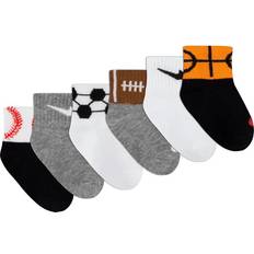 Nike Socks Nike Baby Boys Swoosh Sport Balls Socks, Pack of Dark Gray Heather Dark Gray Heather