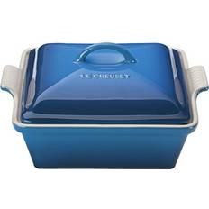 Le Creuset Casseroles on sale Le Creuset Stoneware Heritage Covered Square Casserole 2.5 qt with lid