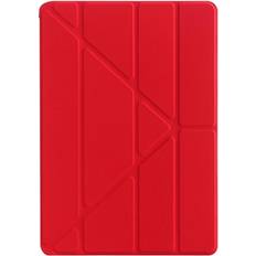 MTP Products iPad 10.2 2019 2020 2021 Origami Stand Foliofodral Röd