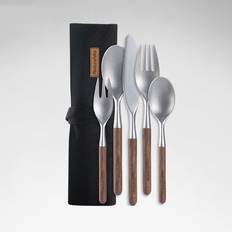 Naturehike Naturehike Picnic Tableware Knife Fork Spoon Wooden Handle Cutlery Portable Dinnerware Outdoor Camping Travel