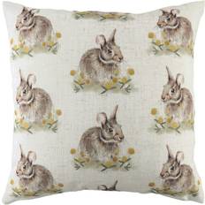 Linen Textiles Evans Lichfield Evans Lichfield Woodland Hare Repeat Cushion Cover Brown